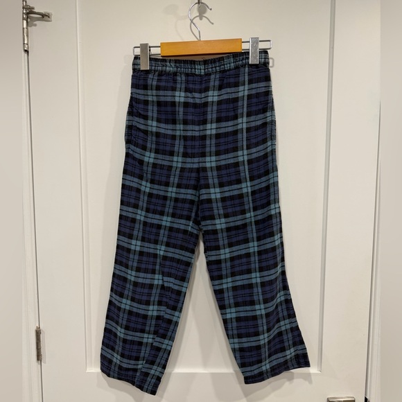 Kid’s Blue and Green Plaid PJ Bottoms - Picture 8 of 8